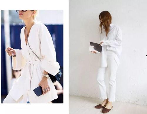 明星喜欢穿白色裤子,白色裤子成为新宠