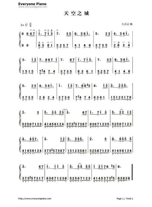 网红纯音乐教程简谱