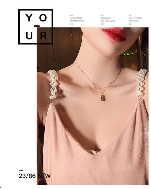 网红设计感锁骨链,网红设计感，演绎个性时尚风采